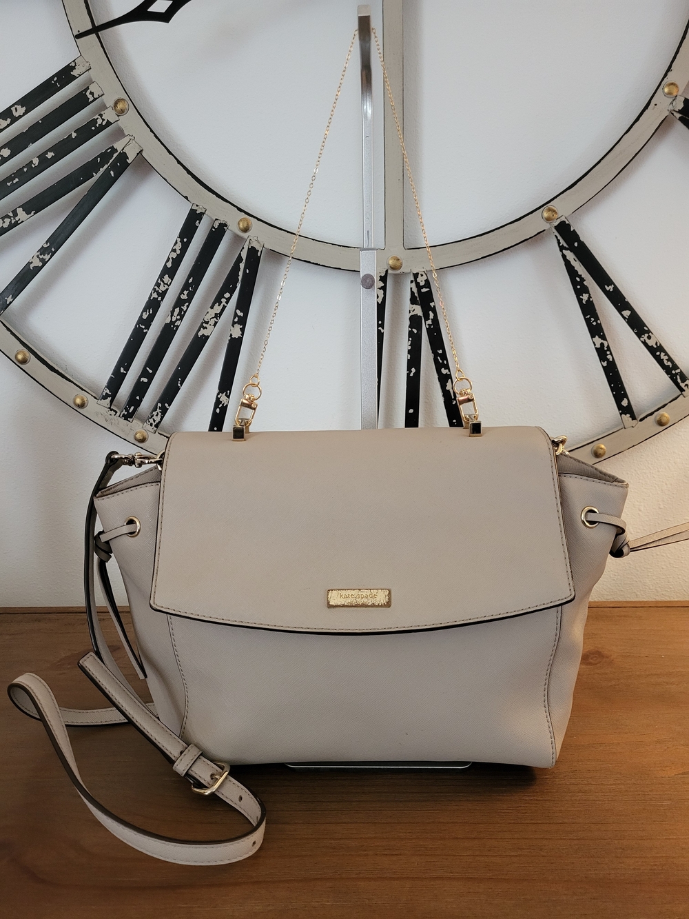 Kate Spade Laurel Way Lilah Crossbody Bag with Gold Chain